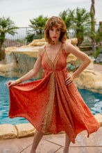 Load image into Gallery viewer, Golden Peach Magic Dress