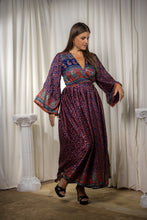 Load image into Gallery viewer, Bohemian Peacock Anarkali Dress
