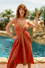 Load image into Gallery viewer, Golden Peach Magic Dress