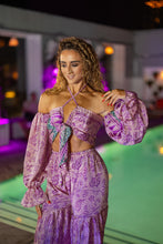Load image into Gallery viewer, Pastel Bloom Sharara Pants Set