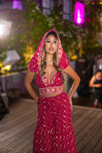 Load image into Gallery viewer, Amber Rose Sharara Pants Set