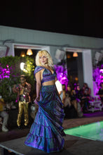 Load image into Gallery viewer, Purple Kaleidoscope Bollywood Set