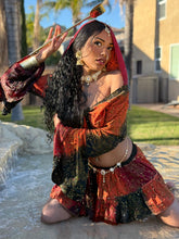 Load image into Gallery viewer, Fire Love Mini Skirt Set