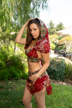 Load image into Gallery viewer, Midnight maroon fairy set