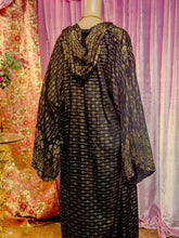 Load image into Gallery viewer, Black Lotus Kimono with hood