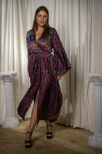 Load image into Gallery viewer, Bohemian Peacock Anarkali Dress