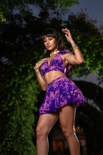 Load image into Gallery viewer, Lilac lover Mini Skirt Set
