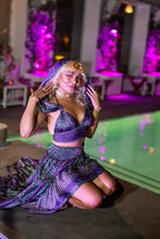 Load image into Gallery viewer, Purple Kaleidoscope Bollywood Set