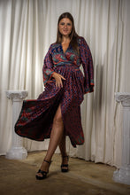 Load image into Gallery viewer, Bohemian Peacock Anarkali Dress