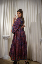 Load image into Gallery viewer, Bohemian Peacock Anarkali Dress