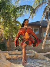 Load image into Gallery viewer, Fire Love Mini Skirt Set