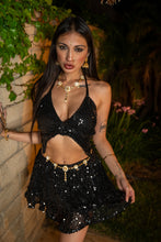 Load image into Gallery viewer, Midnight Mami Ruffle Skirt Set