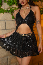 Load image into Gallery viewer, Midnight Mami Ruffle Skirt Set