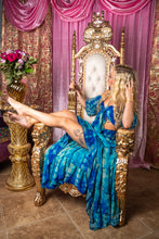 Load image into Gallery viewer, Tie Dye Ocean Bollywood Set