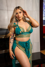 Load image into Gallery viewer, Golden Turquoise Jasmine Set