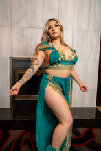 Load image into Gallery viewer, Golden Turquoise Jasmine Set