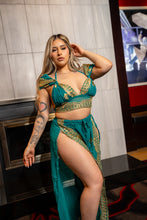 Load image into Gallery viewer, Golden Turquoise Jasmine Set