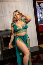 Load image into Gallery viewer, Golden Turquoise Jasmine Set