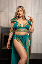 Load image into Gallery viewer, Golden Turquoise Jasmine Set