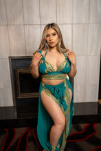 Load image into Gallery viewer, Golden Turquoise Jasmine Set