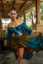 Load image into Gallery viewer, Bohemian Forest Bollywood Set