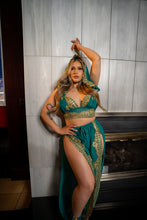 Load image into Gallery viewer, Golden Turquoise Jasmine Set