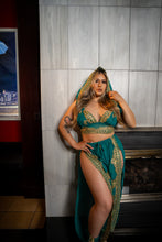 Load image into Gallery viewer, Golden Turquoise Jasmine Set