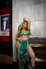 Load image into Gallery viewer, Golden Turquoise Jasmine Set