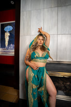 Load image into Gallery viewer, Golden Turquoise Jasmine Set