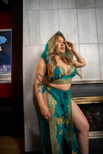 Load image into Gallery viewer, Golden Turquoise Jasmine Set