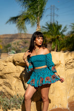 Load image into Gallery viewer, Ocean Elephant Mini Skirt Set