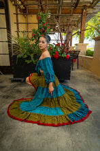 Load image into Gallery viewer, Bohemian Forest Bollywood Set