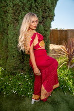 Load image into Gallery viewer, passionfruit princess sharara pants set