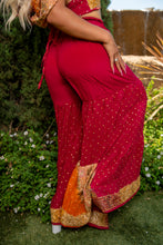 Load image into Gallery viewer, passionfruit princess sharara pants set
