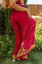 Load image into Gallery viewer, passionfruit princess sharara pants set