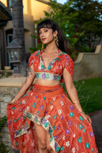 Load image into Gallery viewer, Saffron Rose Bollywood Set