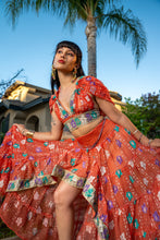Load image into Gallery viewer, Saffron Rose Bollywood Set