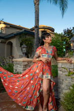 Load image into Gallery viewer, Saffron Rose Bollywood Set