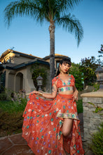 Load image into Gallery viewer, Saffron Rose Bollywood Set