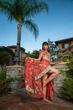 Load image into Gallery viewer, Saffron Rose Bollywood Set