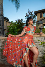 Load image into Gallery viewer, Saffron Rose Bollywood Set