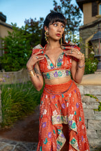 Load image into Gallery viewer, Saffron Rose Bollywood Set