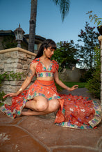 Load image into Gallery viewer, Saffron Rose Bollywood Set