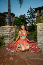 Load image into Gallery viewer, Saffron Rose Bollywood Set