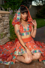 Load image into Gallery viewer, Saffron Rose Bollywood Set