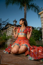 Load image into Gallery viewer, Saffron Rose Bollywood Set