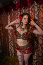 Load image into Gallery viewer, Midnight maroon fairy set