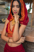 Load image into Gallery viewer, Zebra Fire Mini Skirt Set