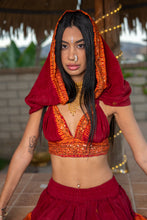 Load image into Gallery viewer, Zebra Fire Mini Skirt Set