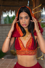 Load image into Gallery viewer, Zebra Fire Mini Skirt Set